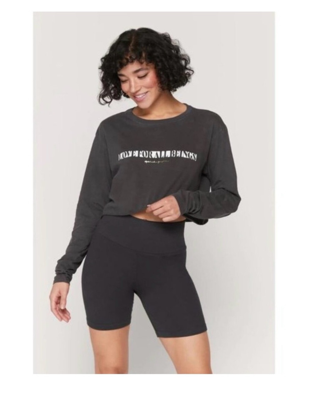 • Spiritual Gangster "All Beings" Izzy Cropped Sweatshirt